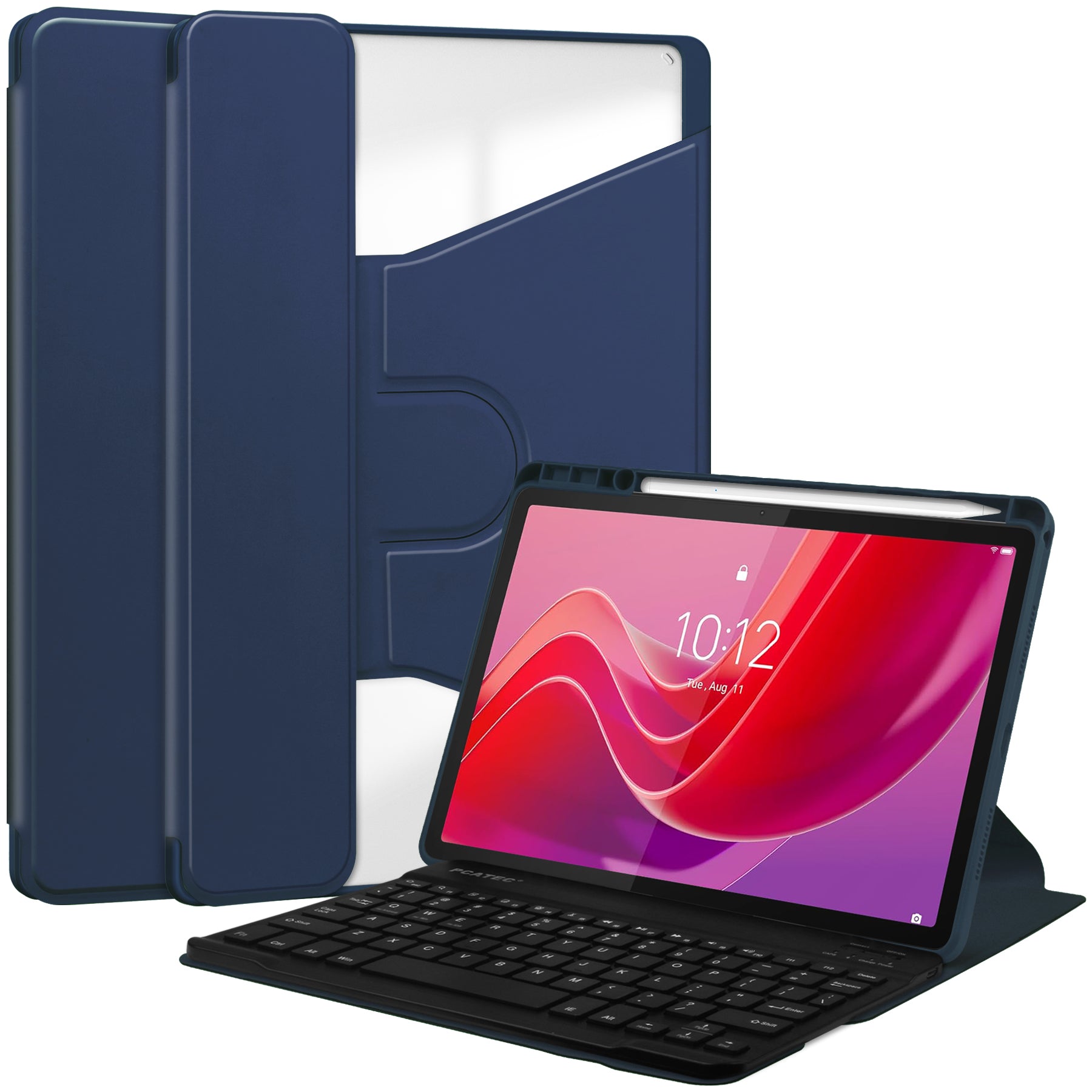 For Lenovo Tab M11 / Xiaoxin Pad 11 2024 Case PU+Acrylic Tablet Stand Cover with Bluetooth Keyboard For Lenovo Tab M11 / Xiaoxin Pad 11 2024 Case PU+Acrylic Tablet Stand Cover with Bluetooth Keyboard